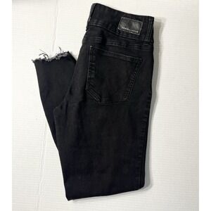 Kendall + Kylie Jeans Ultra Babe Skinny 29 Black Distressed Stretch‎ Grunge Alt